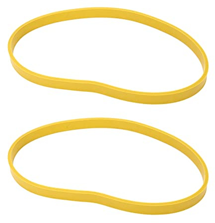 OVAQUIXI 2PCS Band Saw Tires, Non Slip Rubber Bandsaw Tires Replacement for 8in Bandsaw Wheel Tire, Yellow