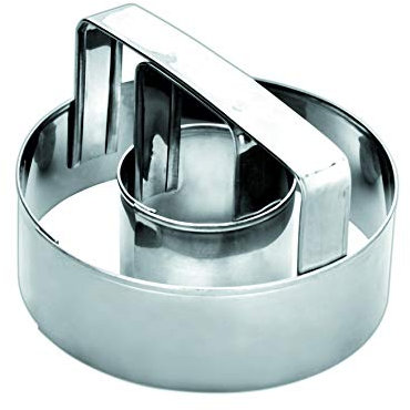 Ibili Cortador ROSCOS INOX, Acero Inoxidable, Plateado, 7,5 cm