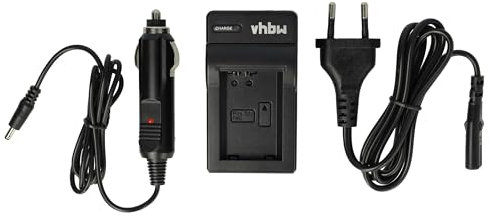 vhbw Chargeur Compatible avec Sony Alpha 3000, 5000, 5100, 6000, 6100, 6300 caméra, Action-cam - Chargeur + câble Allume-Cigare, témoin de Charge