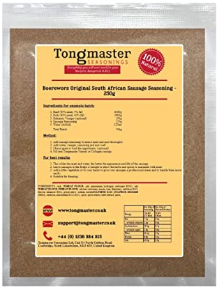 Boerewors Original South African Sausage Seasoning - 250g