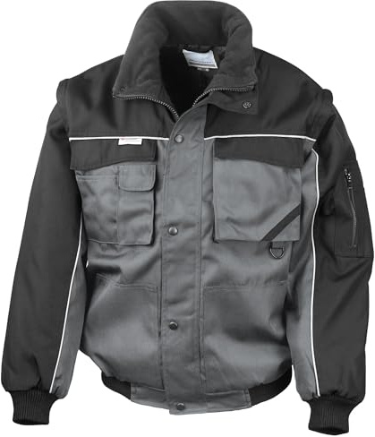 Result Herren Re71a Robuste Pilotenjacke mit Reißverschluss
