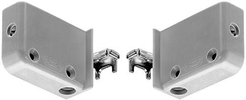 SECOTEC Schrankaufhänger verstellbar für Hängeschrank , Möbel-Aufhänger verstellbar , unsichtbar, 130 kg , 1 Paar