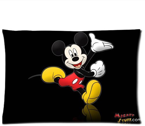 Mickey Mouse Pillowcases Custom Pillow Case Cushion Cover 20 X 30 Inch Two Sides