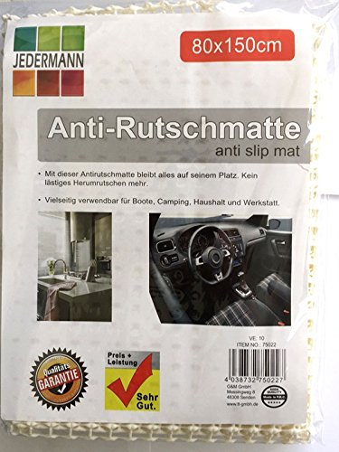 HAC24 2X Antirutsch Teppichunterlage 80x150 Universal-Antirutschmatte Haftgitter