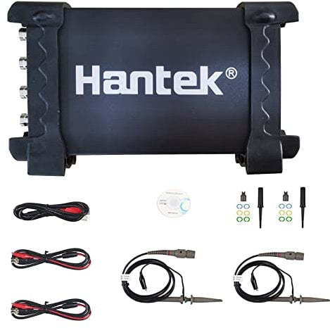 Hantek 6074BC, oscilloscopio a memoria digitale con base USB, 4 CH, 70 MHz, banda larga