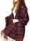 Hishiny Écharpe Chale Femme Cachemire Chaud Automne Hiver Grand Plaid Tissu Glands Foulard Élégant Écharpe à Carreaux