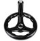 Black Round 3 Spoke Hand Wheel Electric Wood Bakelite Three Hand Wheel Machine Hand Wheel 12 * 125mm for Lathe Milling Machine