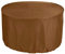 Premium Abdeckplane Rund Ø 235x70 cm Sonneninsel Gartenmöbel Gartentisch Hülle Abdeckung Haube Schutzhülle Abdeckhaube 6.000 mm Wasserbeständigkeit Kaffe Latte