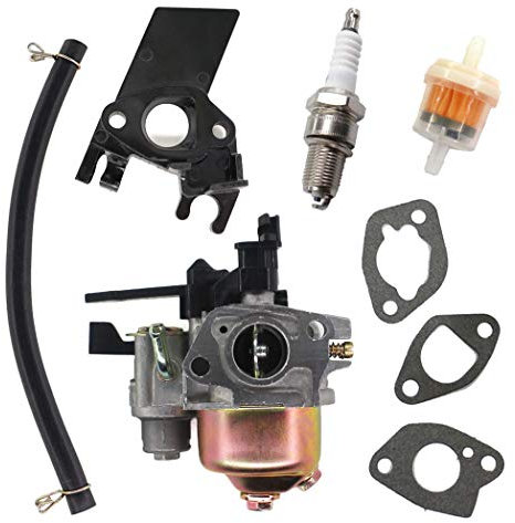 HURI Vergaser Dichtung Zündkerze Benzinfilter Benzinschlauch für Fuxtec SF210, AGT SB-848.b, Hecht 9023 9554 Schneefräse