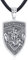 Eusense St Michael Halskette für Herren Damen, 925 Sterling Silber Schutzanhänger mit Erzengel, Engel Schutzheiligen Amulett, Schmuck Geschenk für Jungen Mädchen mit Lederseil 61 cm