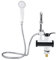 Cuisine Chauffe-Eau Instantané Rotation à 360 ° 220V 3000W Électrique Instantané Robinet et Tête de Douche d'eau Chaude Électrique Chauffe Rapide Robinet avec Affichage de la(EU Plug)