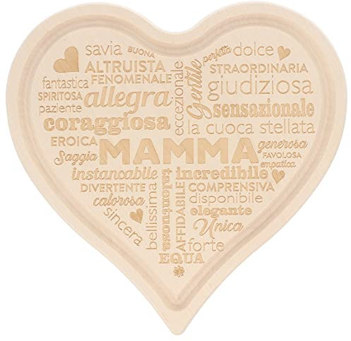 Spruchreif · Tagliere a forma di cuore · Tagliere con incisione · Tagliere di legno Cuore · Regali per genitori · Regali per Mamma · Tagliere di legno per la colazione · Cuore con parole