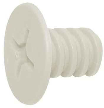 Smoby Ersatzteil I1702002 Schrauben 8 Stück beige mit Außengewinde für Smoby Spielhäuser, Küchen, Tipi, Spielcenter