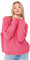 Trendyol Maglione Oversize a Girocollo Maglia di Tuta, Fucsia, L Donna