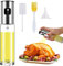 UKMOKE Oil dispenser oil sprayers oil spray bottle olive oil dispenser with brush 100ml for Cooking Kitchen BBQ Baking Roasting Grilling