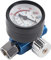 Spray Gun Air Pressure Regulator, G1/4 Airbrush Regulator Gauge Paint Gun Compressed Air Inline Regulator Miniature Air Compressor Regulator for Air Gun Air Compressor and Air Tool