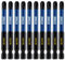 10 x Rennie Tools 75mm Long PZ3 Impact Screwdriver Driver Bits Set. Heavy Duty PoziDriv POZI No.3 Magnetic Screwdriver Bit Set. PZ3 Impact Driver Bits Pozidrive Screw Accessories.