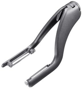 Thiru Doppelschäler Spargelschäler – Spezialschäler mit 2-Klingen-System – Extra-Griffig - Made in Germany – Ideal für Spargel, Möhren & Langgemüse (2in1 - Edelstahl + Ersatzklingen + Sparschäler)