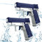 Wasserpistole Kinder 2 Stück Wasserpistolen Klein Wasserspritzpistole Reichweite 10 Meter Water Gun für Kinder Sommer Freien Pool Strand Wasserspielzeug (2 Blau)