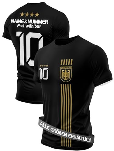 IIIII20Fo7IIIII Fussball Deutschland Trikot Em 2024 Kinder mit eigenem Namen personalisiert - Jungen National Fußball Kind Trikots - Jungs Fanartikel deutsche Nationalmannschaft ZT5BG
