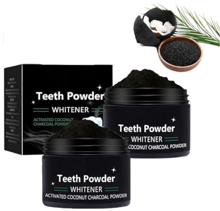Cleopatra’s Natural Teeth Whitening Powder, Cleopatra’s Natürliche Zahnaufhellungspulver, Natürliche Aktivkohle Pulver Zahnaufhellung, Zahnaufhellung & Zahnreinigung Pulver (2 Stück)