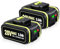 Coolsoul 2Stück 5,5 Ah Ersatzakku für Worx Akku 18V Li-Ion Akku kompatibel Mit Worx 18V WA3553 WA3551.1 WA3556 WA3551 WA3572 WX390 WX176 WX178 WU268 WX166.4 WX372.1 WX800 WG259E WA3760 WA3881 Akku
