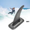 Surfbrett Finne, Longboard Finne, Surfbrett Flossen Ersatz Zubehör, Finne Abnehmbare, Erhöht die Stabilität und Balance des Surfbretts, für Longboards, Surfbretter, Stand-Up-Paddleboards, Schwarz