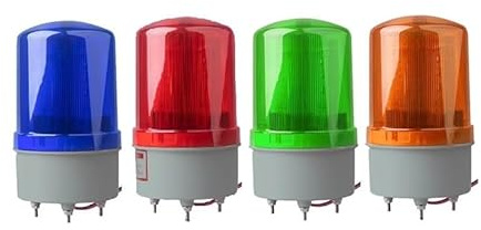 Sound and light alarm alarm flashing light 1101J integrated signal warning light 12V24V220V380V rotating strobe alarm AUOQKQUT(YELLOW 220V,Mute)
