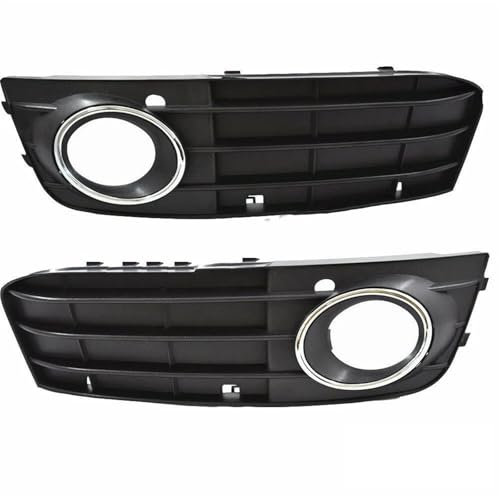 KGATTIIOB Auto-Nebelscheinwerfergitter Kompatibel Mit Au&di A4 B8 Avant 2008 2009 2010 2011 2012 Auto-Styling Frontstoßstange Nebelscheinwerfer Lampe Untere Kühlergrillabdeckung