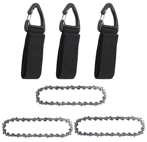 ADEFOL 3 Pièces 4 GTA 26 Chaînes Tronconneuse 1/4 28 Maillons d'entraînement, 1,1 mm Mini Chaîne Tronçonneuse Accessoires pour Stihl 36700000028,Faible Rebond