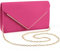 ERKOON Clutch Für Hochzeit, Clutches Abendtasche Unterarmtasche Tasche formelle Party-Handtasche für Hochzeit, Party, Cocktail, Abschlussball, Umhängetasche, Wildlederimitat mit abnehmbarer Kette