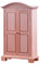 Colcolo 1/12 Puppenhaus Kleiderschrank Miniaturmöbel Rollenspiel Mini Vitrine aus Holz für Rollenspiel Szenenlayout