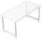 QUMIIRITY Estante Ajustable De Inoxidable para Microondas y Hornos Soporte De Cocina Expandible Organizador De Encimera Resistente y Estable para Almacenaje Bajo Fregadero y Encimeras