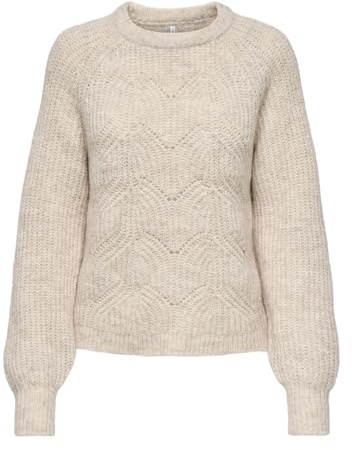 ONLY Damen Onlgila Life Ls Structure O-Neck Bf KNT Onlgila Life Ls Structure O-Neck Bf KNT (1er Pack)
