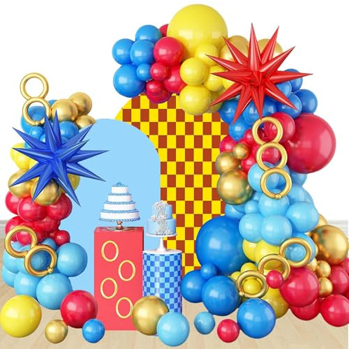 Decoración de Hedgehog Cumpleaños Globos de Hedgehog Globos de Fiesta de Hedgehog Decoración de Fiesta de Cumpleaños Temática