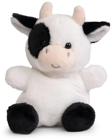 Little Living Nature Snugglies Kuh Plüschtier – Stofftier Geschenk für Kinder und Erwachsene, Kuscheliges Tier Spielzeug, Cow