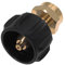 UKCOCO Adaptador Latón Forjado Adaptador De De Tanque De Gas Fija Resistente Oxidación Compatible LB