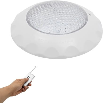 Pool Beleuchtung Unterwasser, 45W RGB LED Poolbeleuchtung mit Fernbedienung, IP68 12V AC/DC Teichbeleuchtung Unterwasser für Oberirdische Pools, Pool Licht