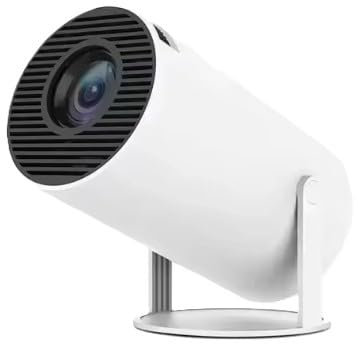Mini proyector portátil, pantalla LED, color blanco