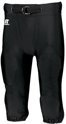 Russell Athletic Boys Deluxe Game Football Pant - Premium Performance Football Pants for Young Athletes HC Black