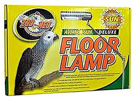 Zoo Med AFL-10E AvianSun Deluxe Standleuchte zur Beleuchtung von Vogelkäfigen