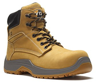 V12 Puma, S3 Nubuck Metal Free Derby Boot, Size 05, Honey