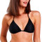 Black Bikini Top for Women UK Sexy Push up Triangle Padded Bikini Separates Swimwear Black XL