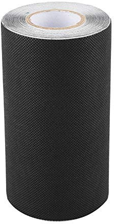 Jeffergarden 15 * 500cm Bande de Gazon Synthétique Autocollant Assemblage Noir Ruban à Coudre Synthétique Pelouse Herbe Gazon Artificiel pour Pelouse, Balcon, Cour