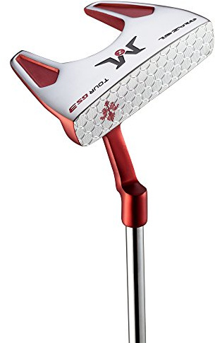MAZEL Tour GS Men's Golf Putter,Right Handed,Golf Head Cover Included (GS3-Red Grip)