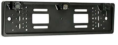 PORTATARGA CON TELECAMERA + SENSORI DI PARCHEGGIO RETROMARCIA AUTO RETROCAMERA 4 LED VISIONE NOTTURNA