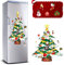 9 Pieces Set of Magnets Tree Snowman Set of Christmas Tree Magnets Magnetic Stickers Christmas Tree Fridge Magnets for Christmas Fridge