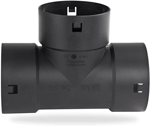 T-Stück für Drainagerohre DN50 von Doubleyou Geovlies & Baustoffe