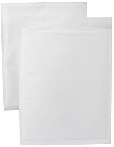 smiley pack 10 Luftpolstertaschen Luftpolsterumschläge Gr. K/10 Weiß (370x480 mm) DIN A3+ C3 gepolsterte Briefumschläge Polsterversandtaschen Versandtaschen Luftpolsterversandtaschen gepolstert