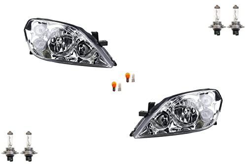 Johns, Scheinwerfer Halogen passend für Nissan Primera P12 02- Leuchtmittel Set Li. Re.